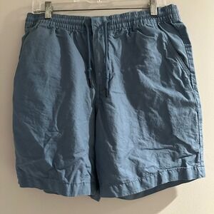 Patagonia Men's Size M Blue Organic Cotton Hemp Drawstring Shorts